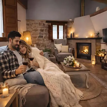 El Carbayu, Jacuzzi Y Vistas Séjour à la campagne